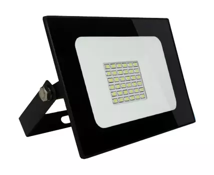 Прожектор светодиодный Smartbuy SBL-FLLight-30-65K, 30Вт, 2400лм, 6500, Ra:80, IP65, черный