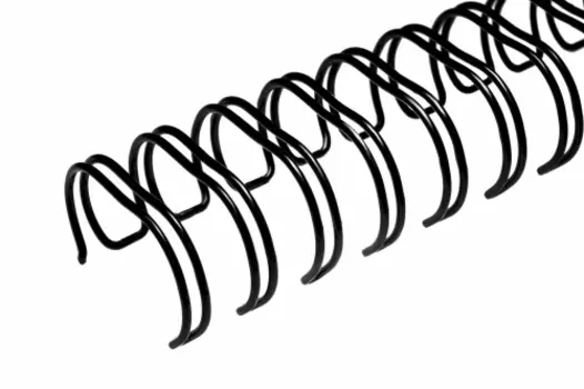Пружины для переплета 11.1мм, до 85 листов, металл, 100шт., черные, РеалИСТ (5783)