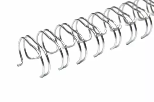 Пружины для переплета 12.7мм, до 100 листов, металл, 100шт., серебристый, РеалИСТ (5788)