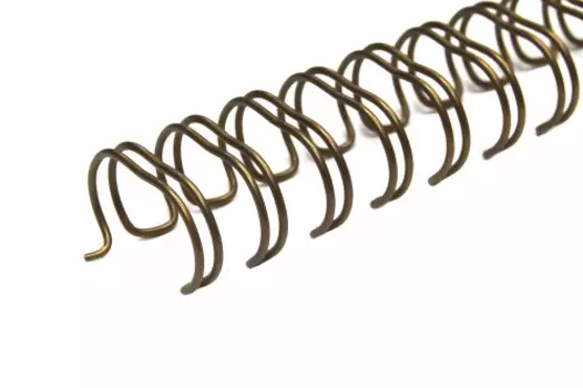 Пружины для переплета 12.7мм, до 100 листов, металл, 100шт., бронза, РеалИСТ (6267)