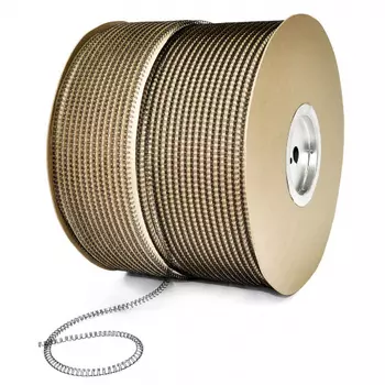 Пружины для переплета 14.3мм, до 120 листов, металл, 1/19300, черные, РеалИСТ Пружины в бобинах (8277)