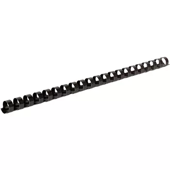 Пружины для переплета 22мм, 151-180 листов, пластик, 50шт., черные, FELLOWES (FS-53481)