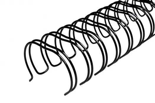 Пружины для переплета 38.1мм, до 330 листов, металл, 30шт., черные, РеалИСТ QP, 23 петли (5798)