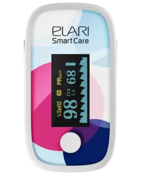 Пульсоксиметр ELARI SmartCare OX201, белый/разноцветный