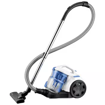 Пылесос BBK BV1501 1600Вт, 2л, 4.5м, белый/синий (BV1501 (W/BL))