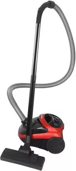 Пылесос Hyundai HYV-B1570 1.8 кВт, 1.5 л, 5 м, красный/черный