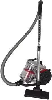 Пылесос Hyundai HYV-C2950 2.4 кВт, 3.5 л, 5 м, черный/красный