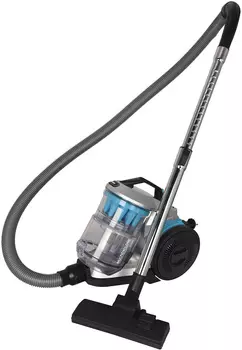 Пылесос Hyundai HYV-C2955 2.4 кВт, 3.5 л, 5 м, серебристый/синий (HYV-C2955)