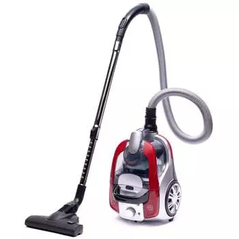 Пылесос Sharp ECNB16RR 1.6 кВт, 1 л, 5 м, серебристый/красный (ECNB16RR)