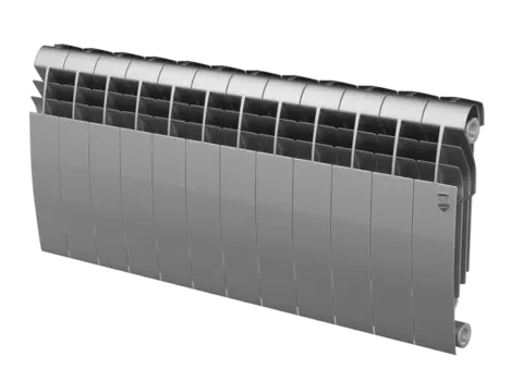 Радиатор биметаллический Royal Thermo Biliner 12-секций, 350мм, серебристый