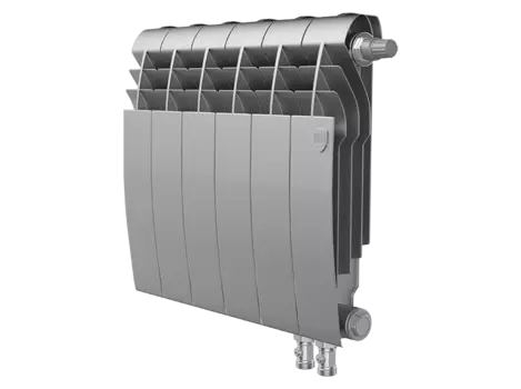 Радиатор биметаллический Royal Thermo Biliner VD 6-секций, 350мм, серебристый
