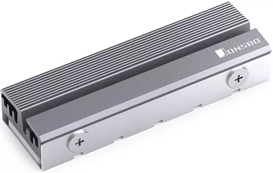 Радиатор для SSD JONSBO M.2-6 Gray, алюминий, серый (M.2-6 Gray)