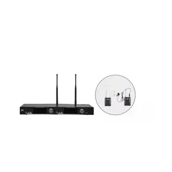 Радиосистема ITC T-521UW, беспроводная, Jack 6.3 мм (небалансный), 2 х XLR (балансный), два микрофона, черный (T-521UW)