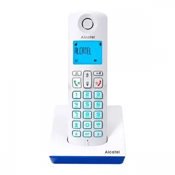 Радиотелефон Alcatel S250 RU, DECT, АОН, белый (ATL1423679)