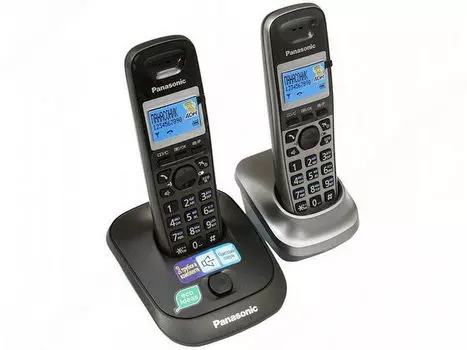 Радиотелефон Panasonic KX-TG2512, DECT, АОН, черный