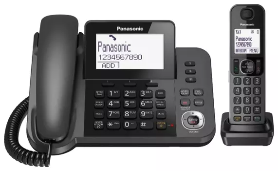 Радиотелефон Panasonic KX-TGF320, DECT, АОН, серый