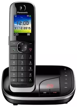 Радиотелефон Panasonic KX-TGJ320, DECT, АОН, черный (KX-TGJ320)