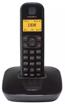 Радиотелефон teXet TX-D6705A, DECT, АОН, черный