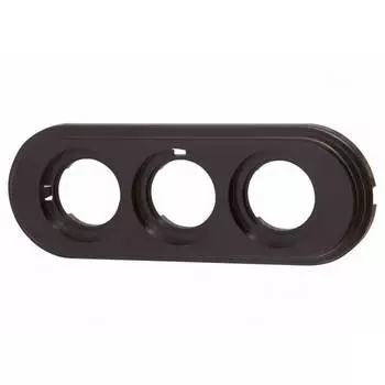 Рамка Bironi BF1-630-22, 3-поста, коричневый (BF1-630-22)