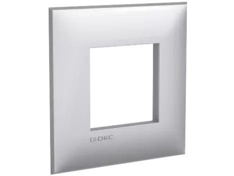 Рамка DKC ARTLEBEDEV Avanti, горизонтальная и вертикальная, 1-пост, 2-модуля, серый (4404902)