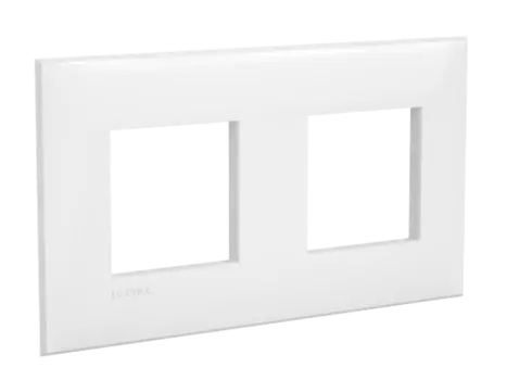 Рамка DKC ARTLEBEDEV Avanti, горизонтальная и вертикальная, 2-поста, 4-модуля, белый (4400904)