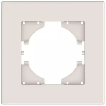 Рамка GUSI ELECTRIC City, горизонтальная, 1-пост, бежевый (С1111-003)