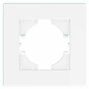 Рамка GUSI ELECTRIC City, горизонтальная, 1-пост, белый (С1111-001)