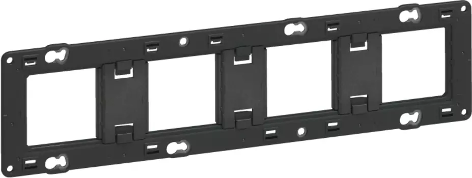 Рамка Legrand 080254, 10-модулей, черный (080254)