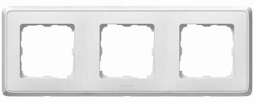 Рамка Legrand Cariva, 3-поста, белая (773653)
