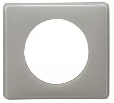 Рамка Legrand Celiane, 1-пост, серый глянец (066601)