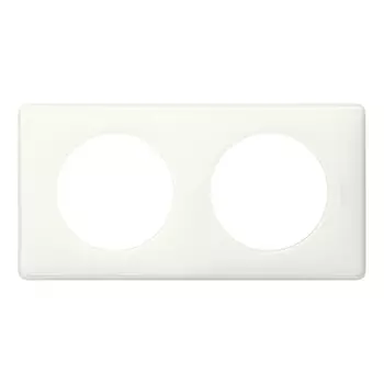 Рамка Legrand Celiane, 2-поста, белый глянец (066632)