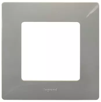 Рамка Legrand Etika, горизонтальная и вертикальная, 1-пост, 2-модуля, cветлая галька (672521)