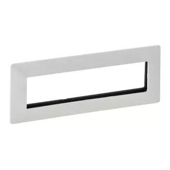 Рамка Legrand Mosaic, 4-поста, 8-модулей, белая (752145)