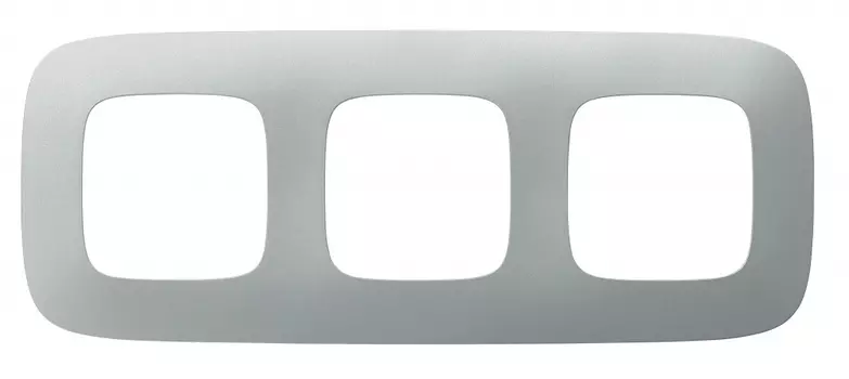 Рамка Legrand Valena Allure, 3-поста, алюминий (754393)