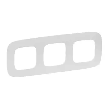 Рамка Legrand Valena Allure, 3-поста, жемчуг (754413)