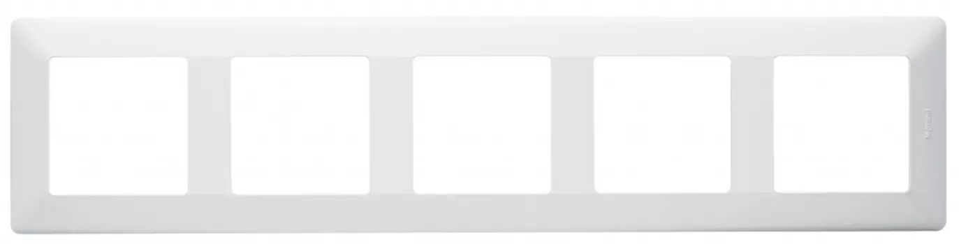 Рамка Legrand Valena Life, 5-постов, белая (754005)