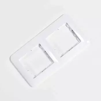 Рамка LEZARD Karina Life, горизонтальная, 2-поста, белый (708-0200-147)