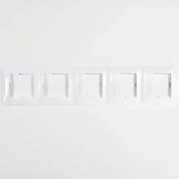 Рамка LEZARD Karina Life, горизонтальная, 5-постов, белая (708-0200-150)