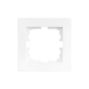 Рамка LEZARD VESNA 742-0200-146, горизонтальная, 1-пост, белая (742-0200-146)