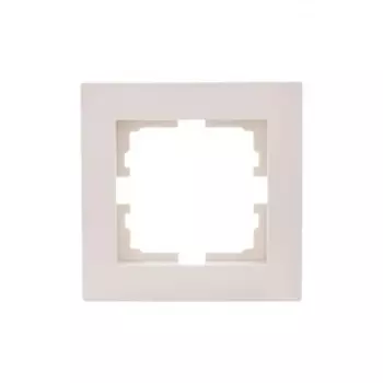 Рамка LEZARD VESNA 742-0300-146, горизонтальная, 1-пост, кремовый (742-0300-146)