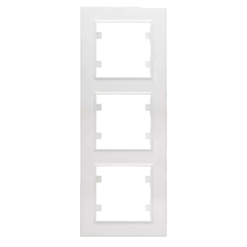Рамка Makel Karea, вертикальная, 3, белый (56001708 )