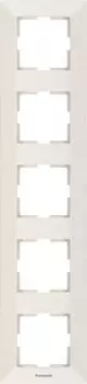 Рамка Panasonic Arkedia, вертикальная, 5-постов, бежевый (WMTF08152BG-RU)