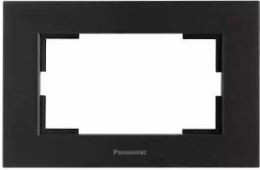 Рамка Panasonic Karre Plus, горизонтальная, 2-поста, бронза (WKTF08093AR-RU)