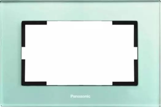 Рамка Panasonic Karre Plus, горизонтальная, 2-поста, зеленый (WKTF08093GB-RU)