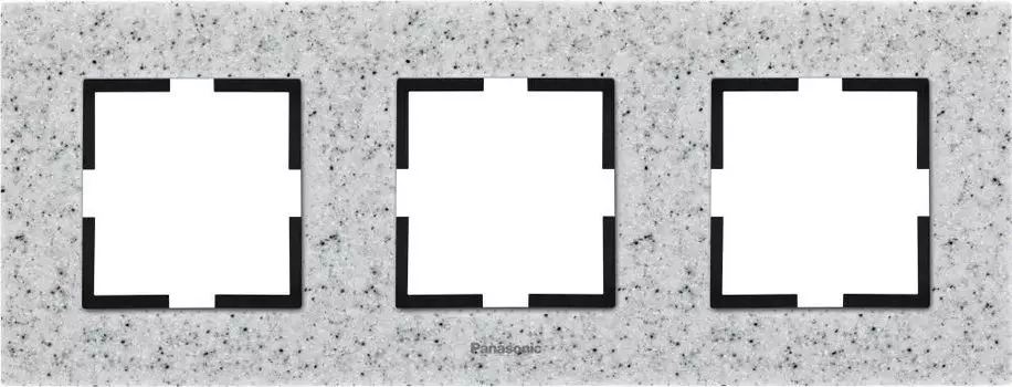 Рамка Panasonic Karre Plus, горизонтальная, 3-поста, сумеречный (WKTF08033CD-RU)