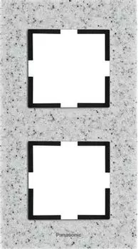 Рамка Panasonic Karre Plus, вертикальная, 2-поста, сумеречный (WKTF08123CD-RU)