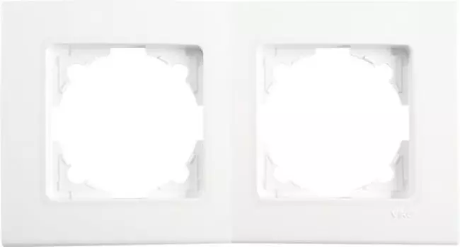 Рамка Panasonic Linnera S, горизонтальная, 2-поста, белый (91480002-RU)