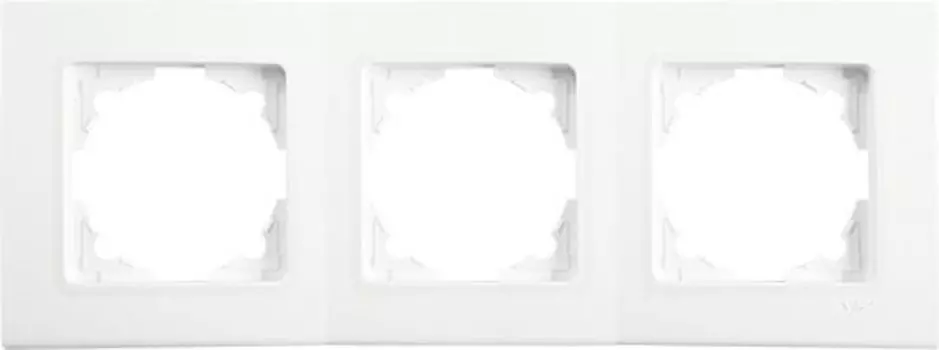 Рамка Panasonic Linnera S, горизонтальная, 3-поста, белый (91480003-RU)