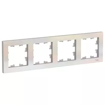 Рамка Schneider Electric ATLASDESIGN, 4-поста, жемчуг (ATN000404)