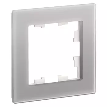 Рамка Schneider Electric ATLASDESIGN NATURE, 1-пост, органическое стекло алюминий (ATN320301)